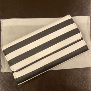 Slim Striped Wallet